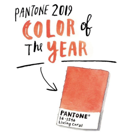 PANTONE公布2019年度流行色：珊瑚橙