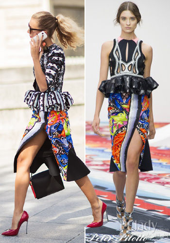 Natalie Joos穿Peter Pilotto