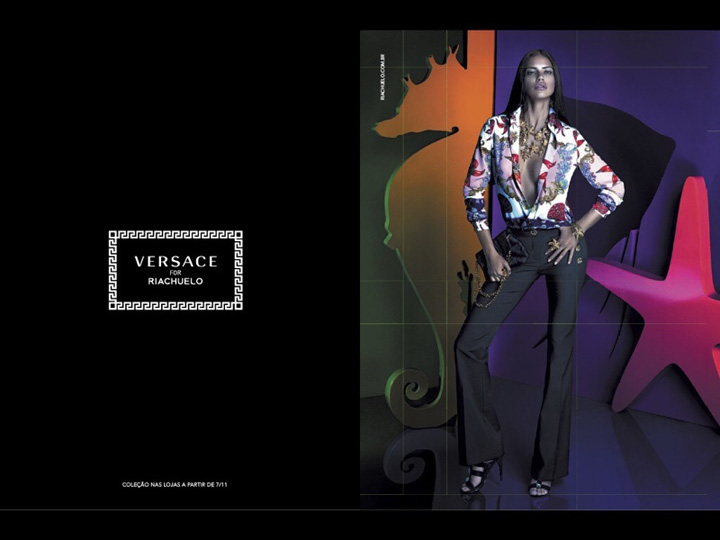 范思哲Versace×Riachuelo 合作系列廣告大片曝光