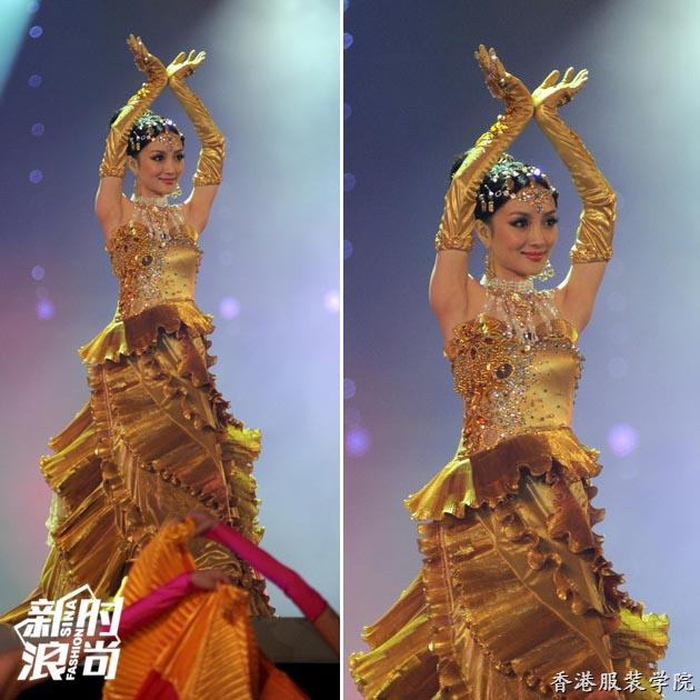 李小璐的金鷹女神造型