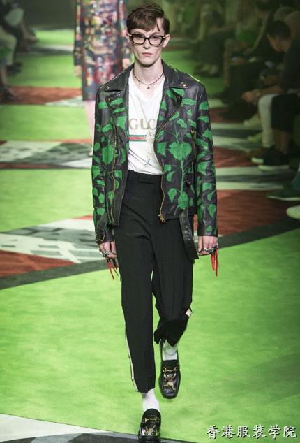 GUCCI2017春夏米蘭男裝秀 上演神話綠林視覺盛宴