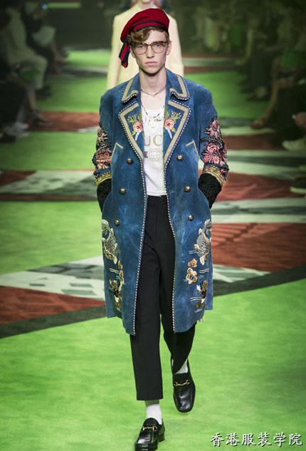 GUCCI2017春夏米蘭男裝秀 上演神話綠林視覺盛宴