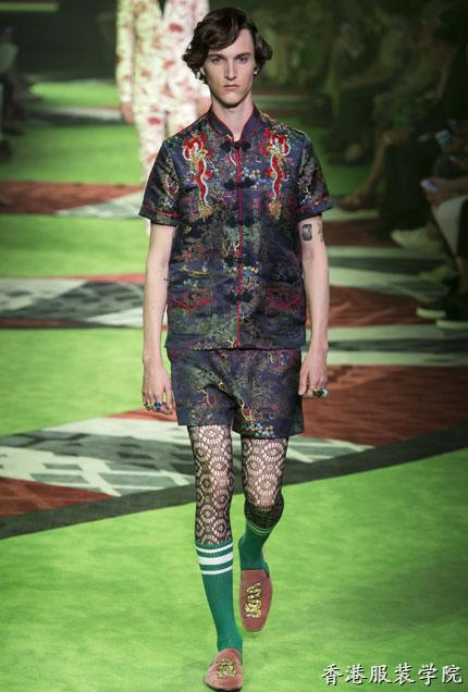 GUCCI2017春夏米蘭男裝秀 上演神話綠林視覺盛宴